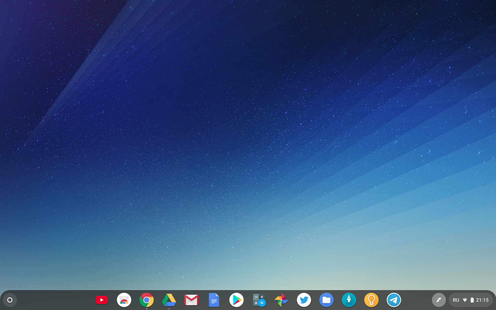 рабочий стол ChromeOS