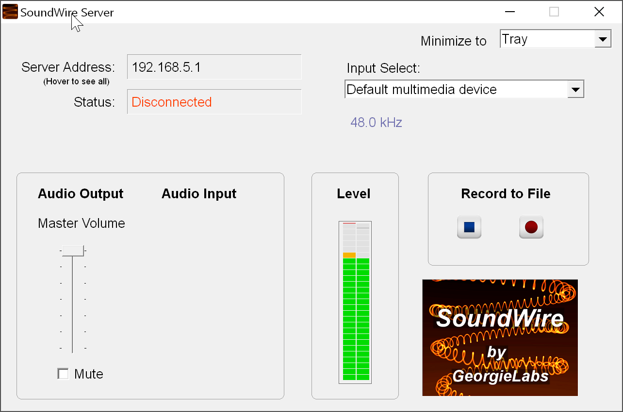 SoundWire для Windows