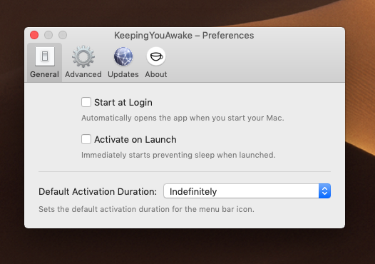 macos app keepingyouawake allow display to turn off