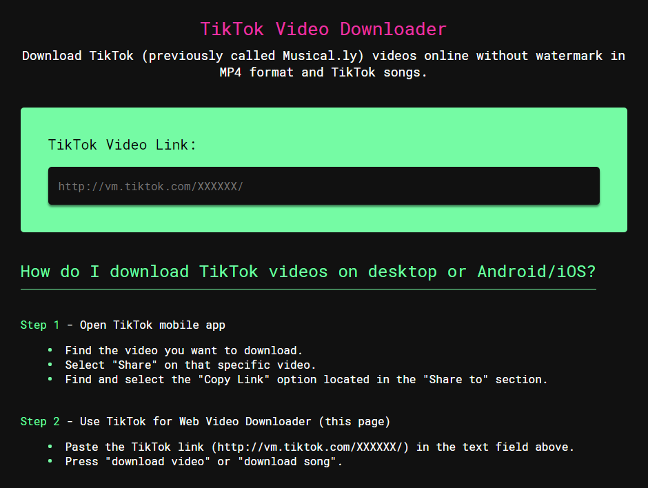 how to download tiktok video on pc