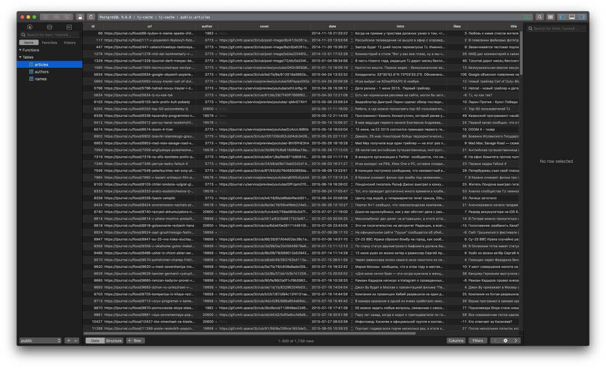 tableplus local datbase