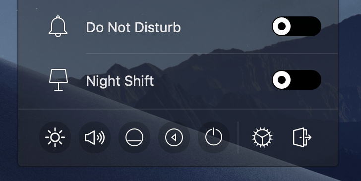 settings for night shift mac os x