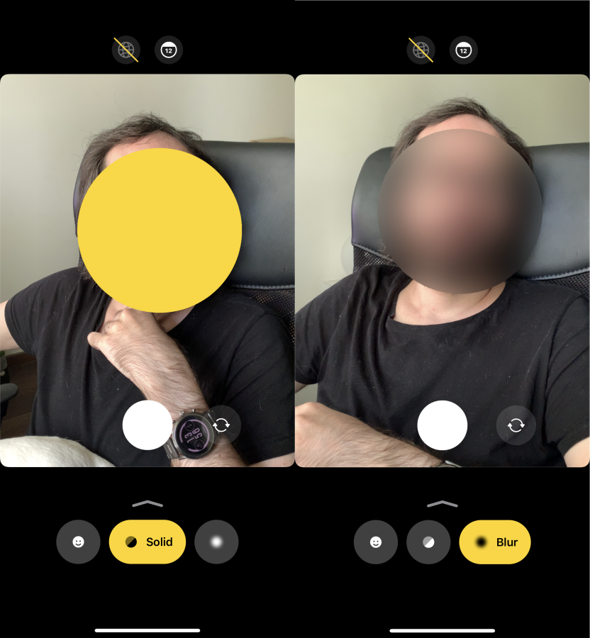 Замазать лицо на фото приложение айфон