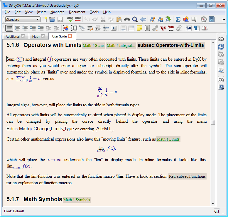 Latex Limits