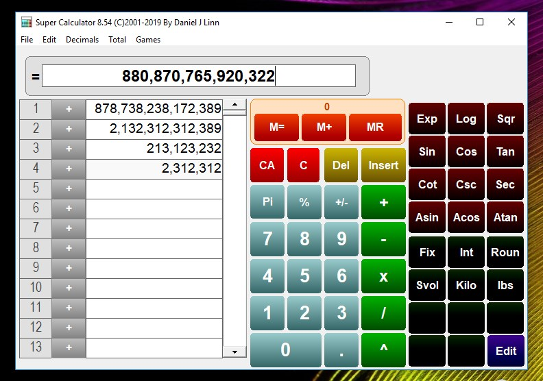 Star calculator. SUPERCALC программа. SUPERCALC Интерфейс. Калькулятор Windows 8. Лучший калькулятор.