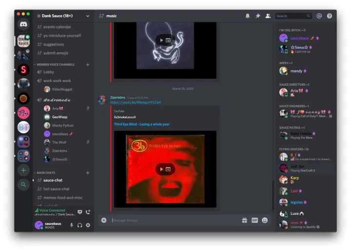 Discord hot chat