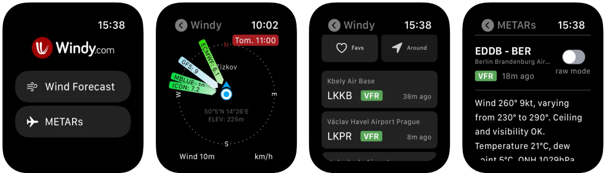 4 приложения с прогнозом погоды для Apple Watch