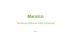 Обзор Marxico. Markdown редактор для Evernote