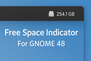 Как добавить отображение объёма диска в Панель параметров Ubuntu