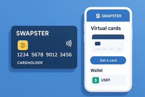 Как получить виртуальную карту от Swapster