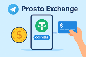 Prosto Exchange поможет превратить крипту в фиат