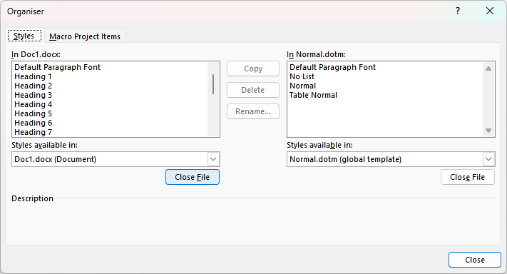 Как экспортировать или импортировать макрос в Microsoft Word