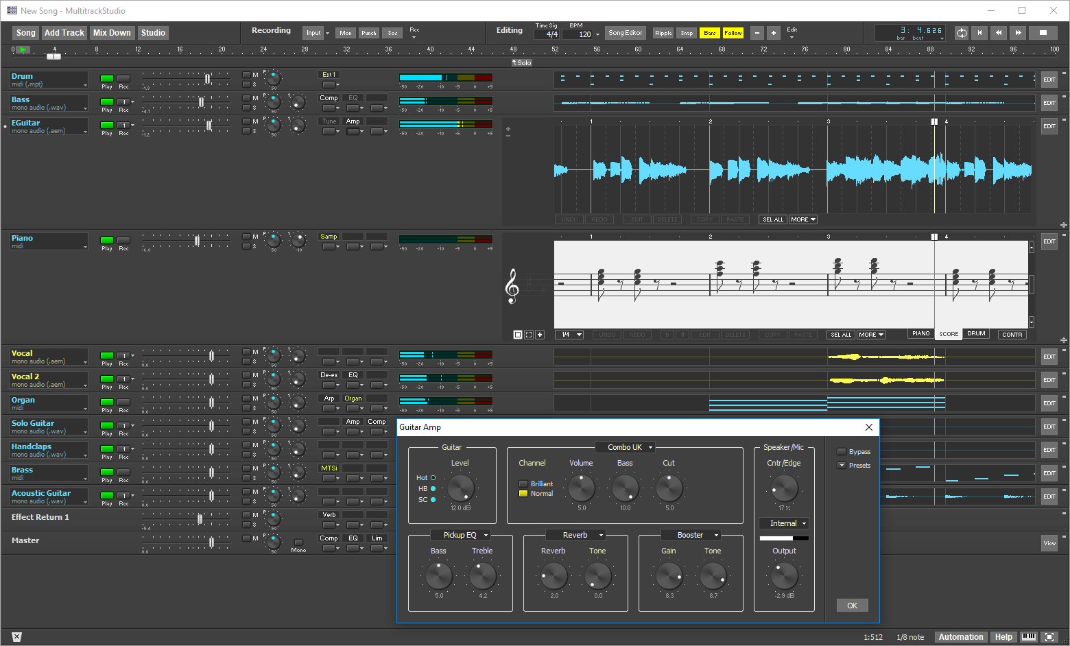 Настрой миди. MULTITRACKSTUDIO. MULTITRACKSTUDIO-Lite. Мультитрек песни. Миди секвенсоры для виндовс в картинках.