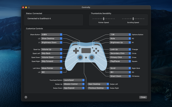 Control как начать дополнение