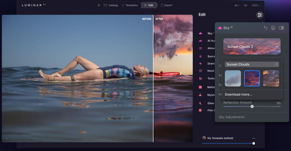 Luminar AI. Умный фоторедактор от Skylum