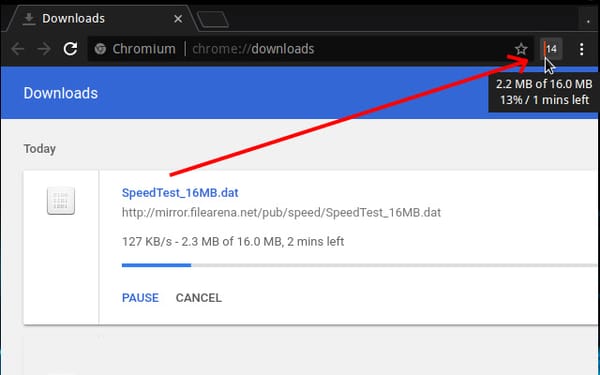Как убрать нижнюю панель загрузок в Chrome