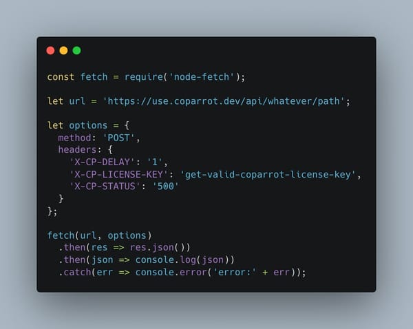 Как быстро поднять mock-сервер без установки