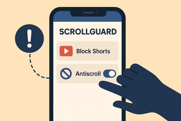 Как заблокировать шортсы и перестать думскроллить