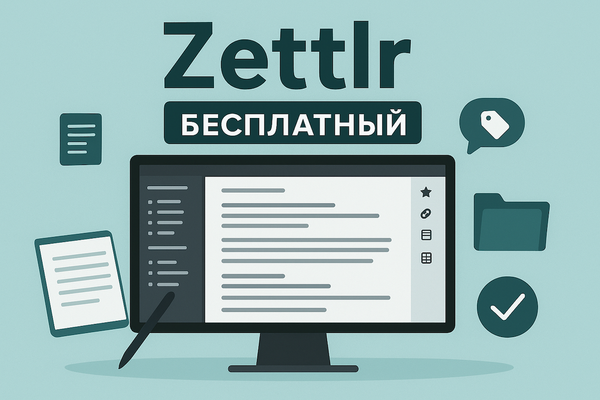 Обзор Zettlr. FOSS приложение для работы над публикациями