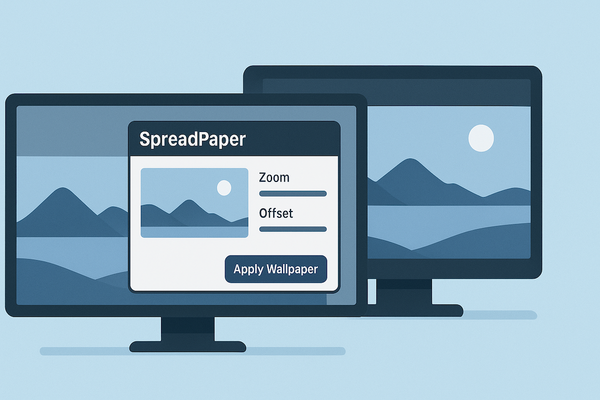 Как легко растянуть обои на несколько мониторов на macOS
