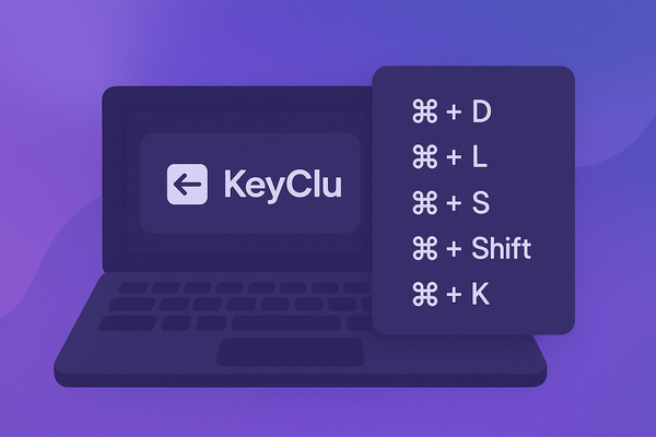 Как быстро увидеть горячие клавиши для приложения