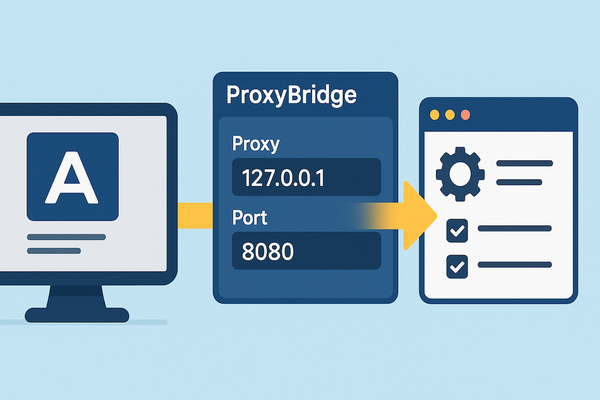 Как перенаправить конкретное приложение через Proxy