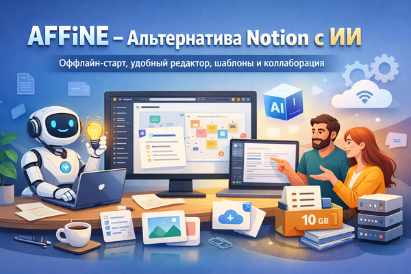 Обзор AFFiNE. Ещё одна альтернатива Notion