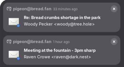 Как добавить всплывающие сообщения о новых письмах в Ubuntu
